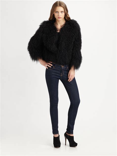 michael michael kors fur|Michael Kors fur coat women's.